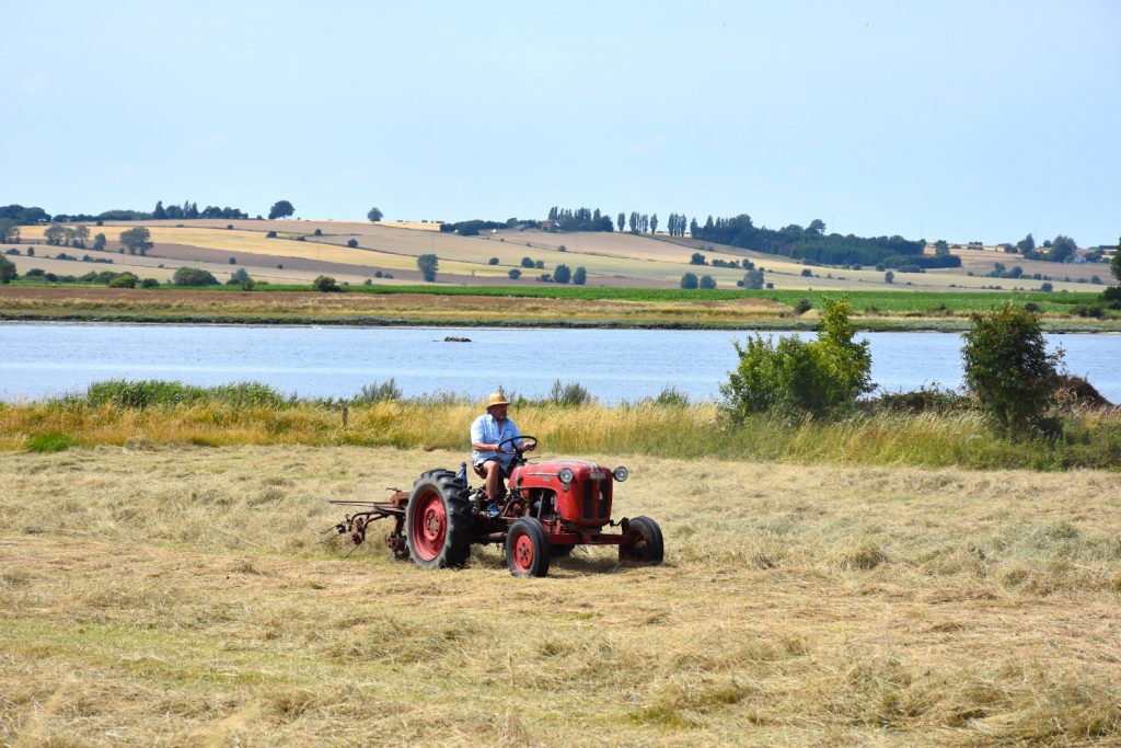 Traktor på Ærø