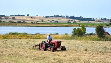 Traktor på Ærø