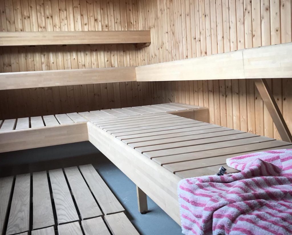 Mobil sauna på Langelans