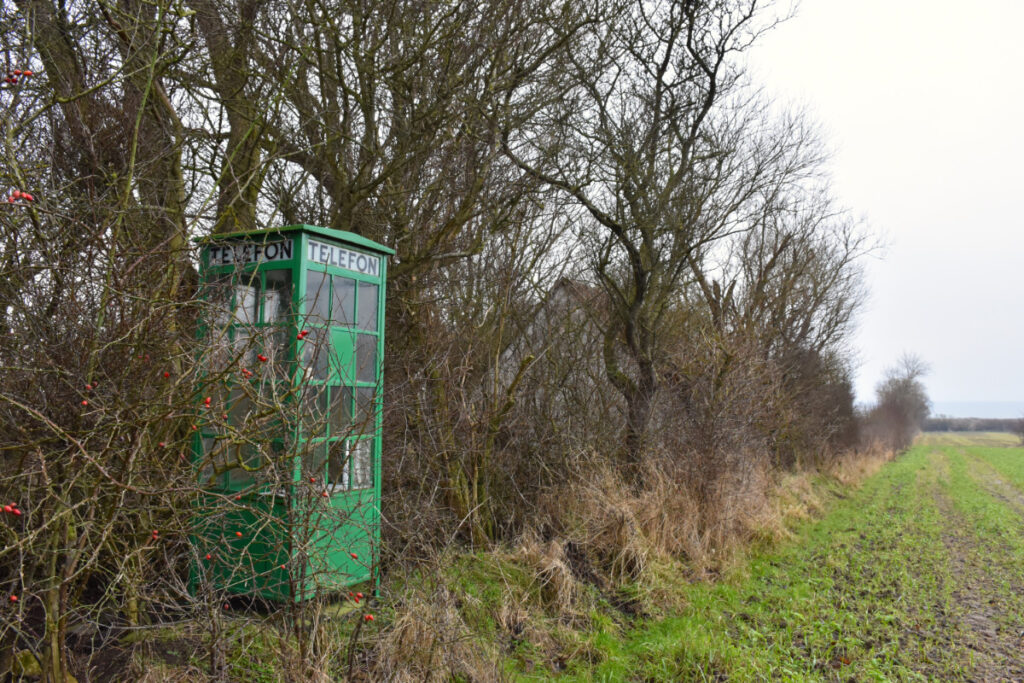 Vindtelefonen en vinterdag 2022