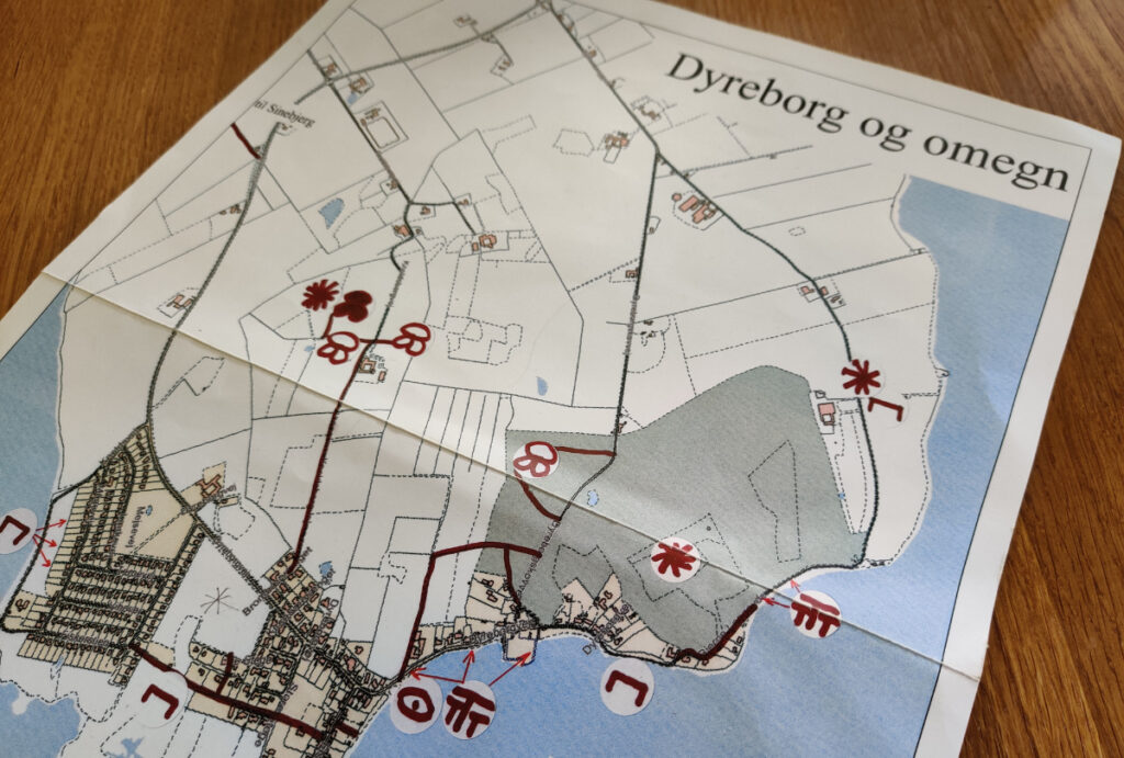 Kort over Dyreborg